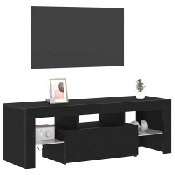 Meuble TV Chêne noir 120 x 35 x 40 cm Bois d'ingénierie 614175614175