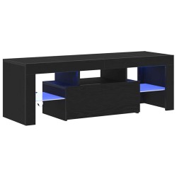 Meuble TV Chêne noir 120 x 35 x 40 cm Bois d'ingénierie 614175614175