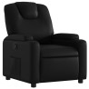 Fauteuil inclinable noir similicuir 614176614176