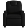 Fauteuil inclinable noir similicuir 614176614176