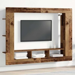 Meuble TV Bois ancien 152 x 22 x 113 cm Bois d'ingénierie 614178614178