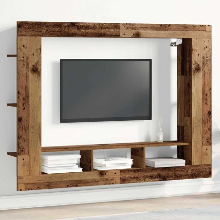 Meuble TV Bois ancien 152 x 22 x 113 cm Bois d'ingénierie 614178614178