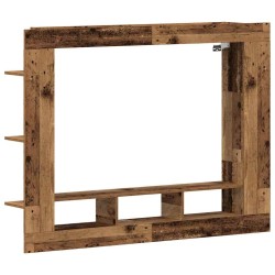 Meuble TV Bois ancien 152 x 22 x 113 cm Bois d'ingénierie 614178614178