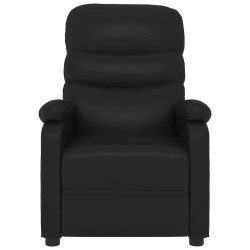 Fauteuil inclinable Noir Similicuir 614185614185