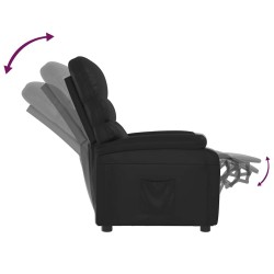 Fauteuil inclinable Noir Similicuir 614185614185