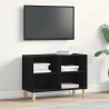 Meuble TV Chêne noir 69,5 x 30 x 50 cm Bois d'ingénierie 614187614187
