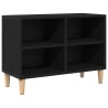 Meuble TV Chêne noir 69,5 x 30 x 50 cm Bois d'ingénierie 614187614187