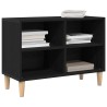 Meuble TV Chêne noir 69,5 x 30 x 50 cm Bois d'ingénierie 614187614187
