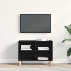 Meuble TV Chêne noir 69,5 x 30 x 50 cm Bois d'ingénierie 614187614187