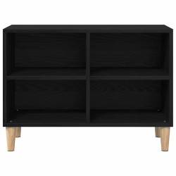 Meuble TV Chêne noir 69,5 x 30 x 50 cm Bois d'ingénierie 614187614187