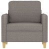 Fauteuil Taupe 60 cm Tissu 614188614188