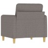Fauteuil Taupe 60 cm Tissu 614188614188