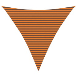 Voile d'ombre Orange et marron 4,5 x 4,5 x 4,5 m 614190614190