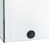 Armoire de salle de bain à miroir LED Blanc brillant 62x14x60cm 614191614191