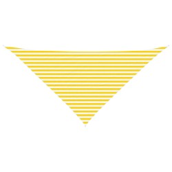 Voile d'ombre Jaune et blanc 4 x 4 x 5,8 m 614199614199