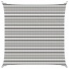 Voile d'ombre Gris clair et blanc 7 x 7 m HDPE 614200614200