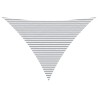 Voile d'ombre Gris clair et blanc 5 x 5 x 6 m 614202614202