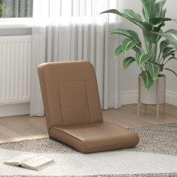 Fauteuil de sol ajustable Cappuccino Simili cuir 614203614203