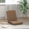 Fauteuil de sol ajustable Cappuccino Simili cuir 614203614203