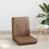 Fauteuil de sol ajustable Cappuccino Simili cuir 614203614203