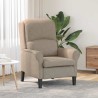 fauteuil Taupe 76 x 94 x 102 cm Microfibre 614204614204
