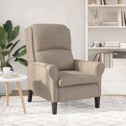 fauteuil Taupe 76 x 94 x 102 cm Microfibre 614204614204