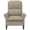 fauteuil Taupe 76 x 94 x 102 cm Microfibre 614204614204