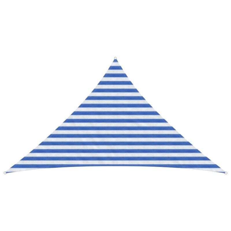 Voile d'ombre Bleu et Blanc 2,5 x 2,5 x 3,5 m HDPE 614205614205