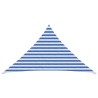 Voile d'ombre Bleu et Blanc 2,5 x 2,5 x 3,5 m HDPE 614205614205
