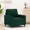 Fauteuil Vert foncé 60 cm Velours 614206614206