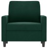 Fauteuil Vert foncé 60 cm Velours 614206614206