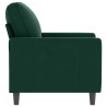Fauteuil Vert foncé 60 cm Velours 614206614206