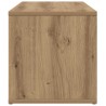 Meuble TV chêne artisanal 80x34x35,5 cm bois d'ingénierie 614207614207