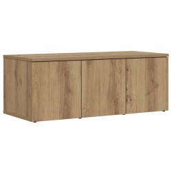 Meuble TV chêne artisanal 80x34x30 cm bois d'ingénierie 614208614208