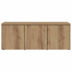 Meuble TV chêne artisanal 80x34x30 cm bois d'ingénierie 614208614208
