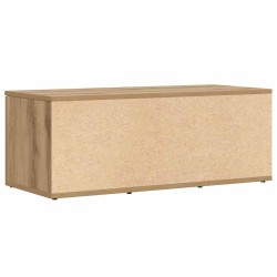 Meuble TV chêne artisanal 80x34x30 cm bois d'ingénierie 614208614208