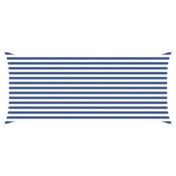 Voile d'ombre Bleu et Blanc 4,5 x 2 m 100 % polyester Oxford 614209614209