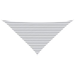 Voile d'ombre Gris clair et blanc 4 x 4 x 5,8 m 614211614211