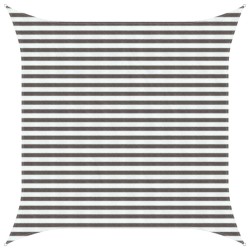 Voile d'ombre Gris clair et blanc 3,6 x 3,6 m HDPE 614212614212