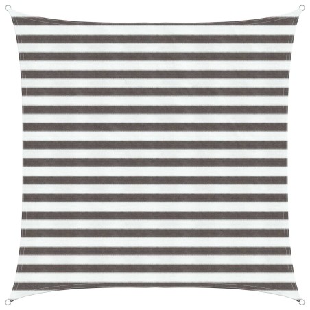Voile d'ombre Gris clair et blanc 2 x 2 m HDPE 614213614213