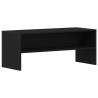 Meuble TV chêne noir 100x40x40 cm bois d'ingénierie 614219614219