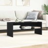 Meuble TV chêne noir 100x40x40 cm bois d'ingénierie 614219614219