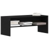 Meuble TV chêne noir 100x40x40 cm bois d'ingénierie 614219614219