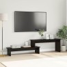 Ensemble meuble TV Montage mural Chêne noir 180,5 x 30 x 43 cm 614221614221
