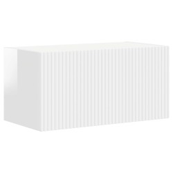 Ensemble meuble TV 8 pcs Blanc brillant Bois d'ingénierie 614224614224