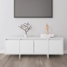 Meuble TV Blanc 120x30x40,5 cm Bois d'ingénierie 614230614230