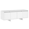 Meuble TV Blanc 120x30x40,5 cm Bois d'ingénierie 614230614230