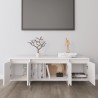 Meuble TV Blanc 120x30x40,5 cm Bois d'ingénierie 614230614230