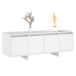 Meuble TV Blanc 120x30x40,5 cm Bois d'ingénierie 614230614230
