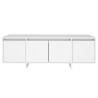 Meuble TV Blanc 120x30x40,5 cm Bois d'ingénierie 614230614230